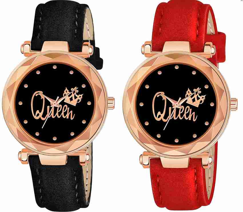 Trendy ladies leather watch flipkart clearance