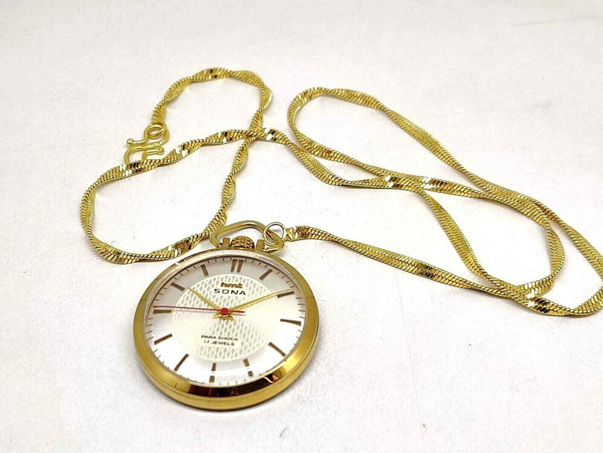 DIXOT HMT SONA pocket watch gold plated made in India looks nice color nice watch HMT Analog Watch For Men Buy DIXOT HMT SONA pocket watch gold plated made in
