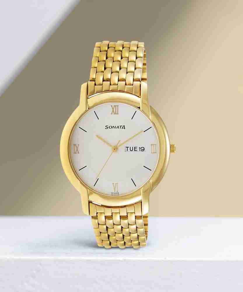 Sonata watch deals 7954yaa price