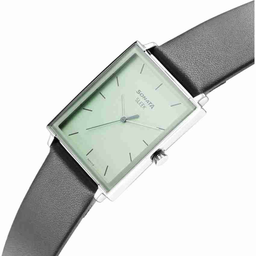 Sonata 2025 rectangular watch