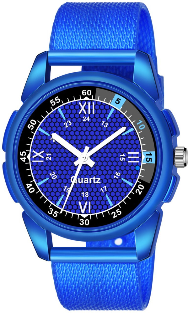 Grinoy Analog Blue Dial Men s Wrist Watch Analog Watch For Men