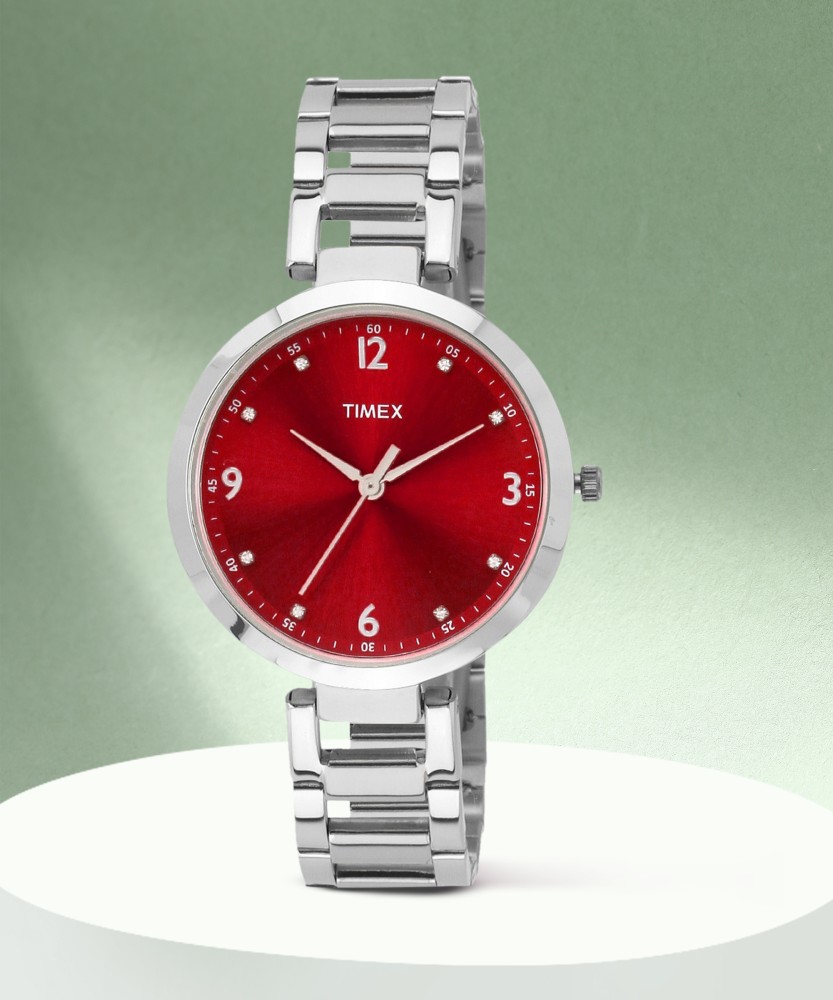 Timex hot sale red watch