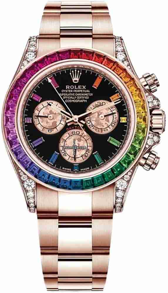 Rolex daytona shop raingold price