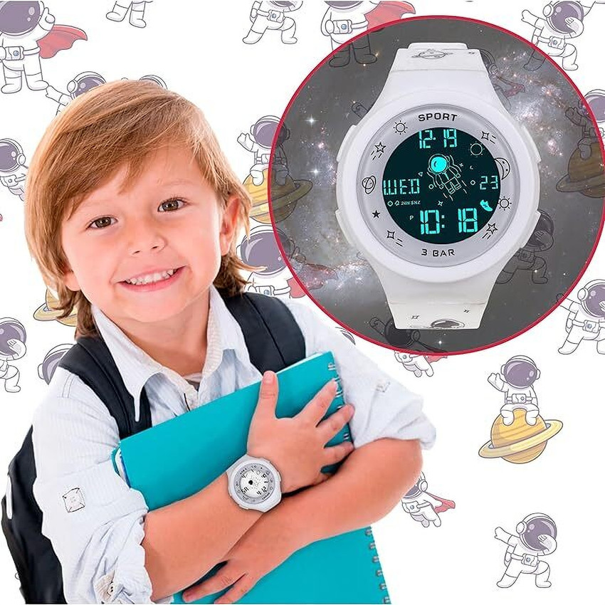 lionmati Multi Function Digital Kids Watches 3ATM Waterproof Stopwatch Alarm Calendar Astronaut Kids Sports Digital Watch Digital Watch For Boys Girls Buy lionmati Multi Function Digital Kids