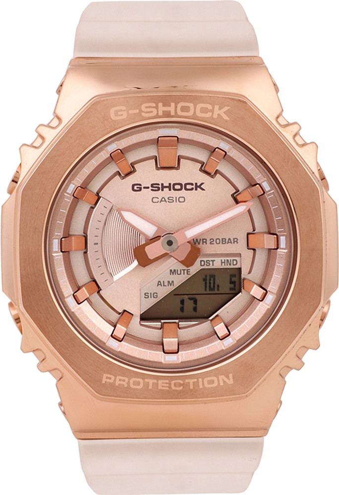 Casio g shock rose gold on sale