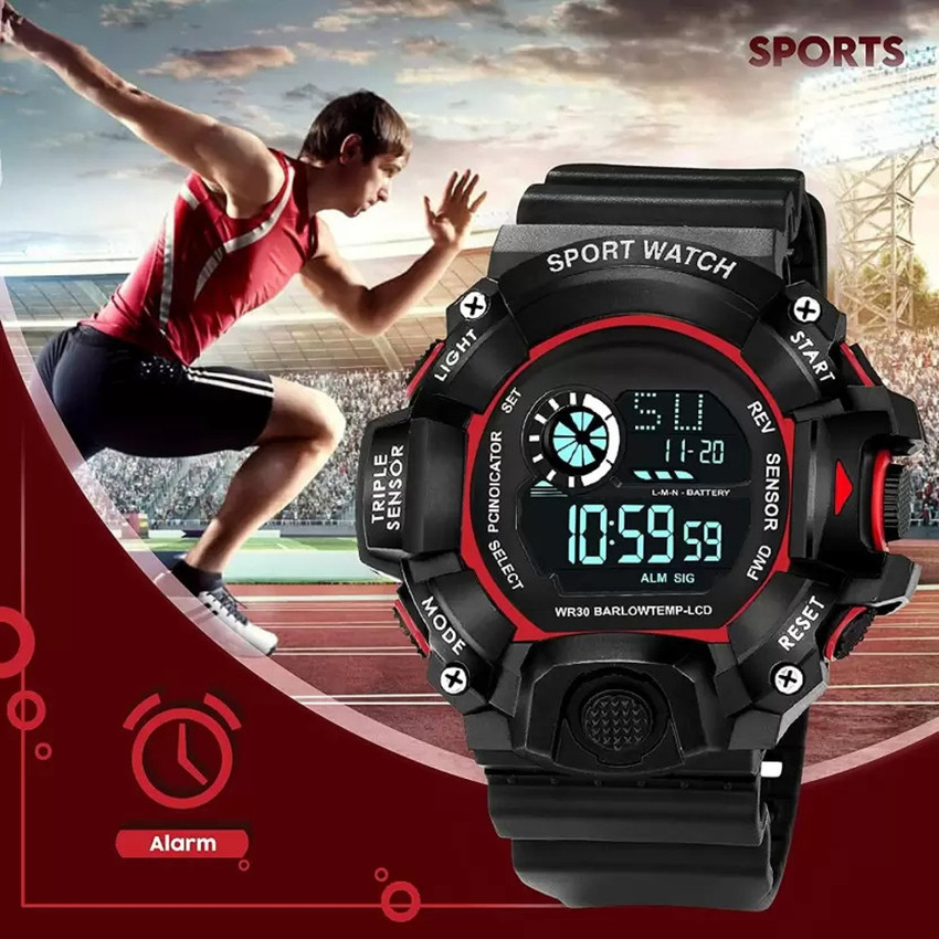 Digital running watch clearance