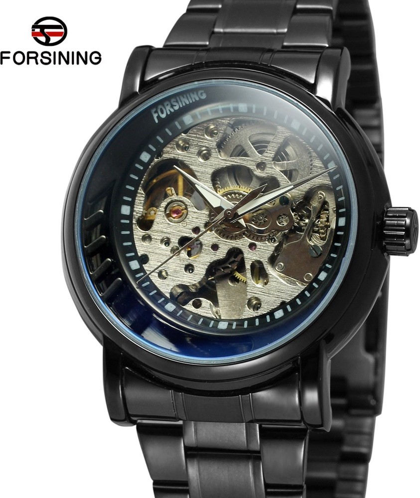 Forsining See Through Back Self Winding Automatic Mechanical Business  Luxurious Automated Movement Analog Watch - For Men - Buy Forsining See  Through Back Self Winding Automatic Mechanical Business Luxurious Automated  Movement Analog