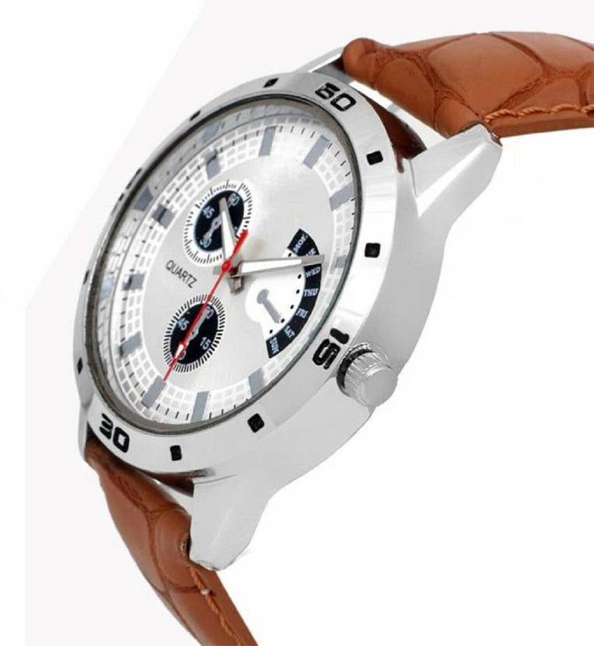 Miss Perfect Analog Watch For Men Buy Miss Perfect Analog Watch For Men Latest Fashionable White Designer New Look Stylish Titanium 001 Boys Watch Watch For Men Online