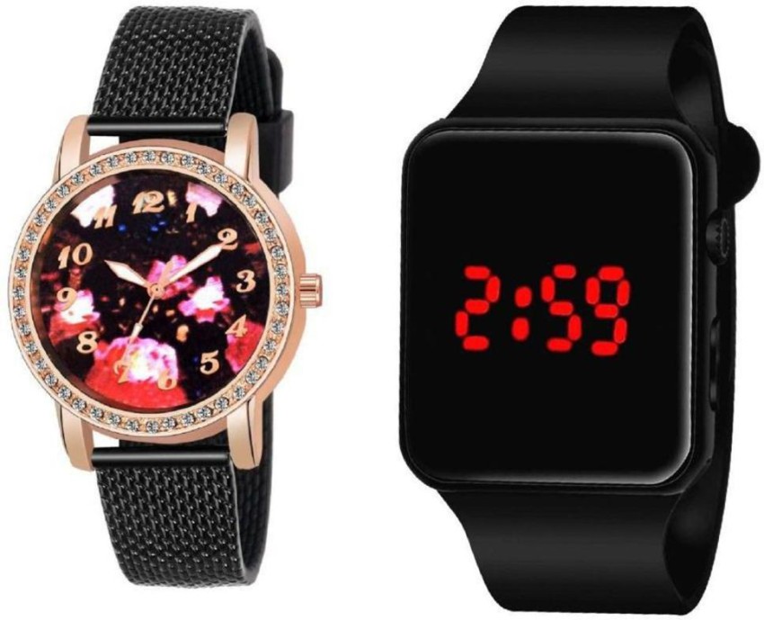 Digital 2025 couple watches