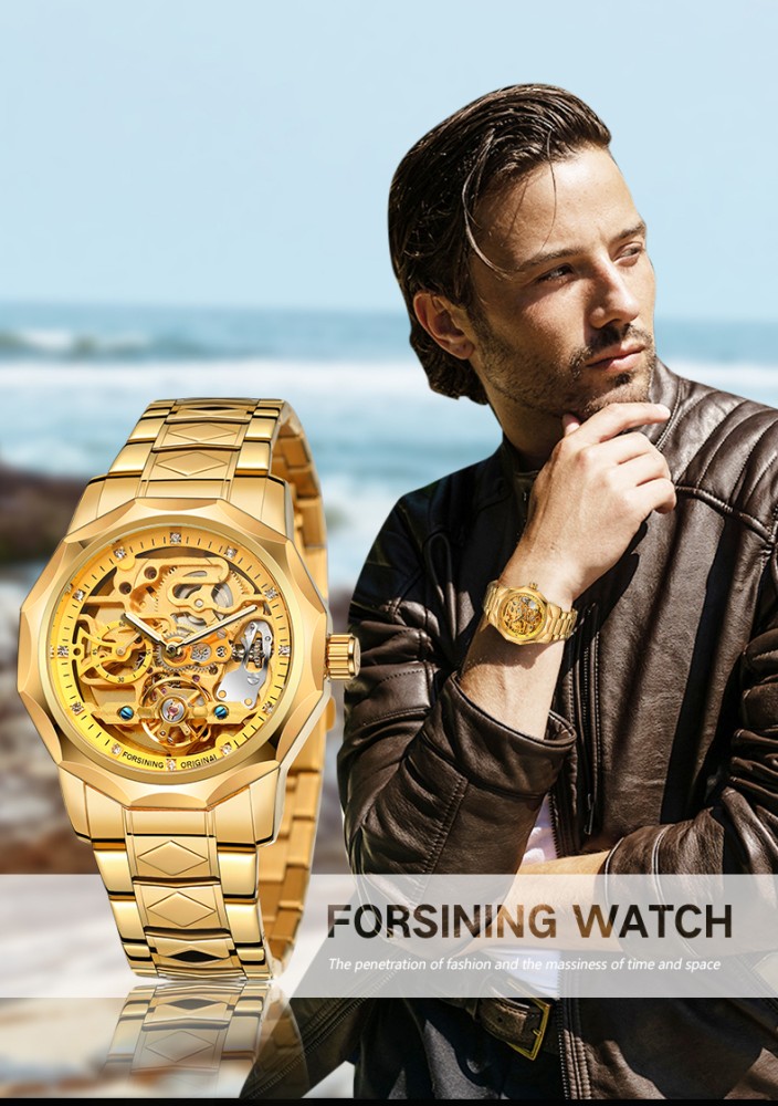 Forsining gold 2025 watch price