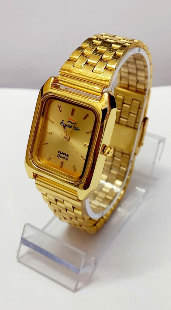 Le Le Watch for men gold colour waterproof square watches Analog Watch For Men Buy Le Le Watch for men gold colour waterproof square watches Analog Watch For Men