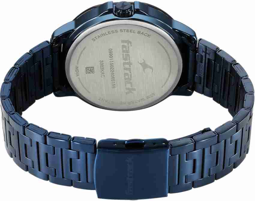 Fastrack Fleek Quartz Multifunction Black Dial Stainless Steel 