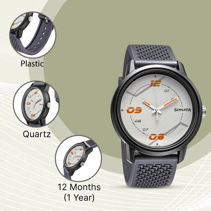 Sonata 77085pp01 hot sale volt watch