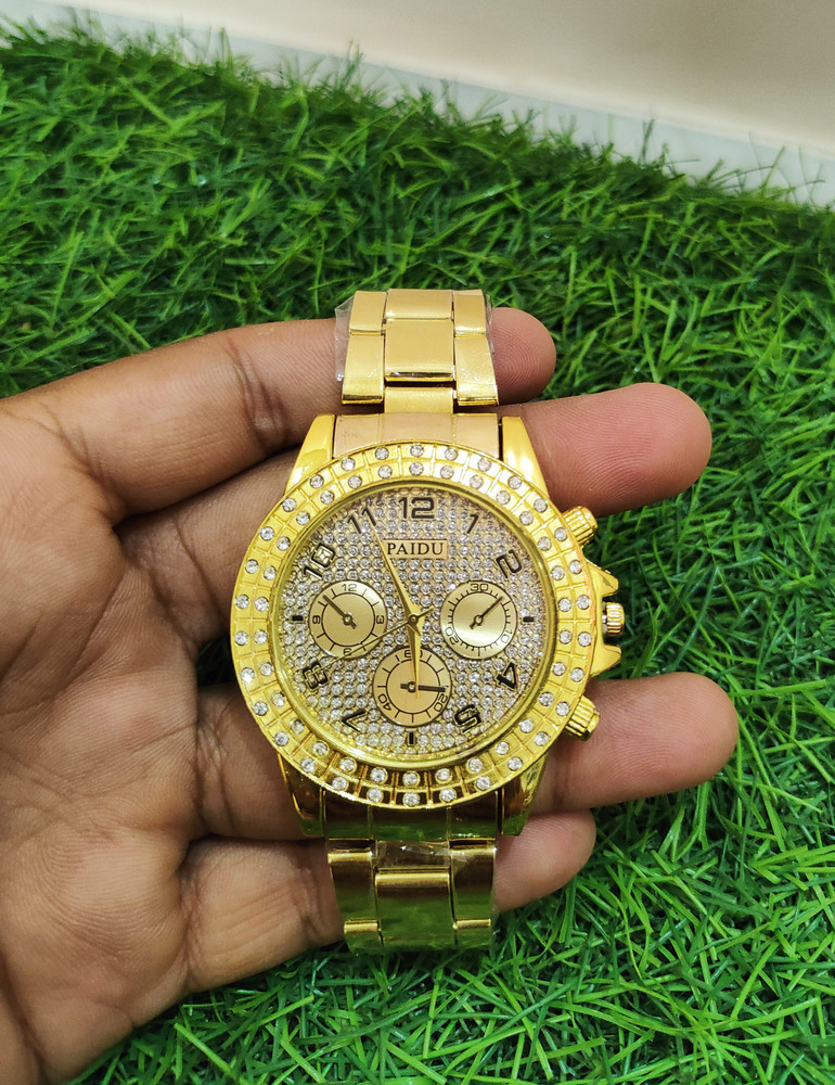 Gold on sale fashion watch