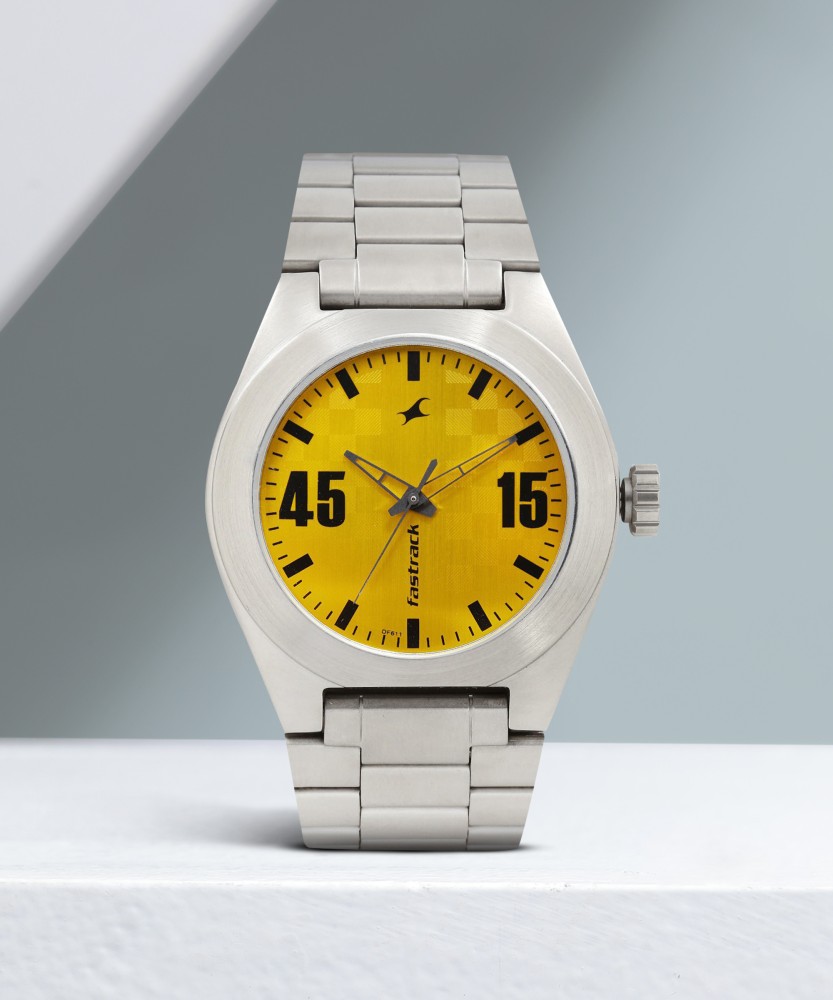 Fastrack clearance yellow watch