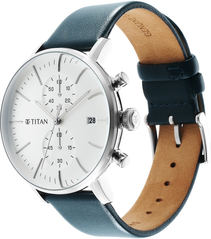 Titan leather watches on sale flipkart