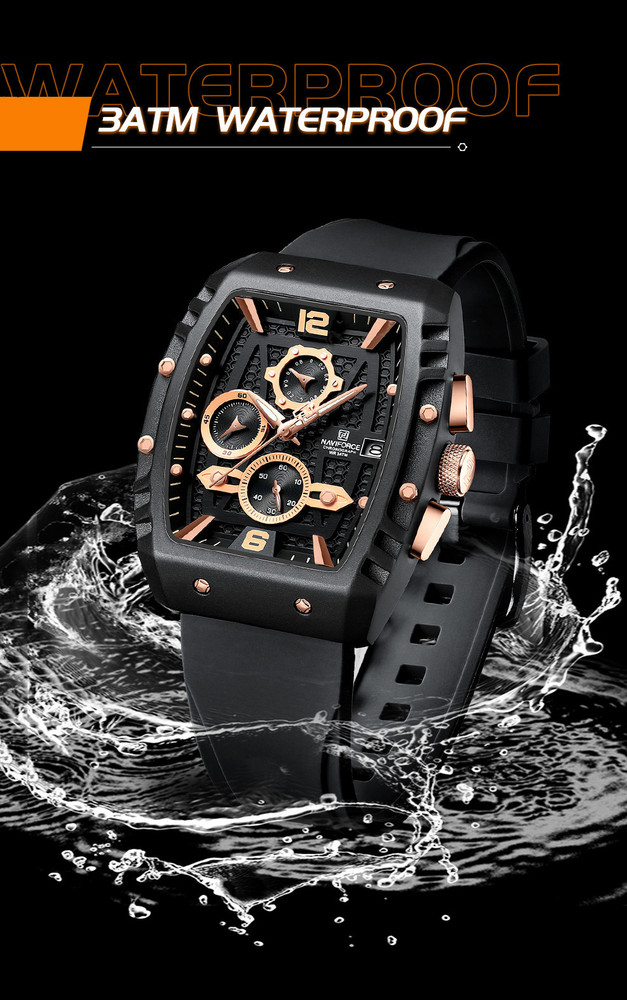 Naviforce store square watch