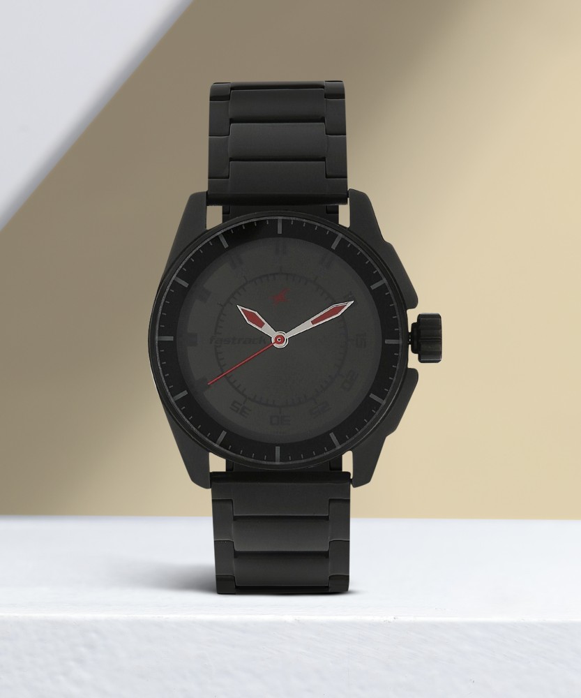 Fastrack black hotsell magic analog