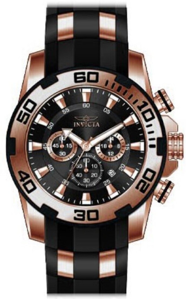 INVICTA 33939 Pro Diver Chronograph Quartz Black Analog Watch