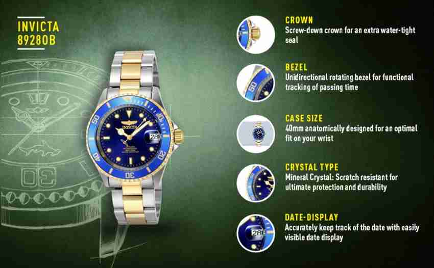 INVICTA 8928OB Pro Diver Automatic Blue Dial Analog Watch For Men Buy INVICTA 8928OB Pro Diver Automatic Blue Dial Analog Watch For Men 8928OB Online at Best Prices in
