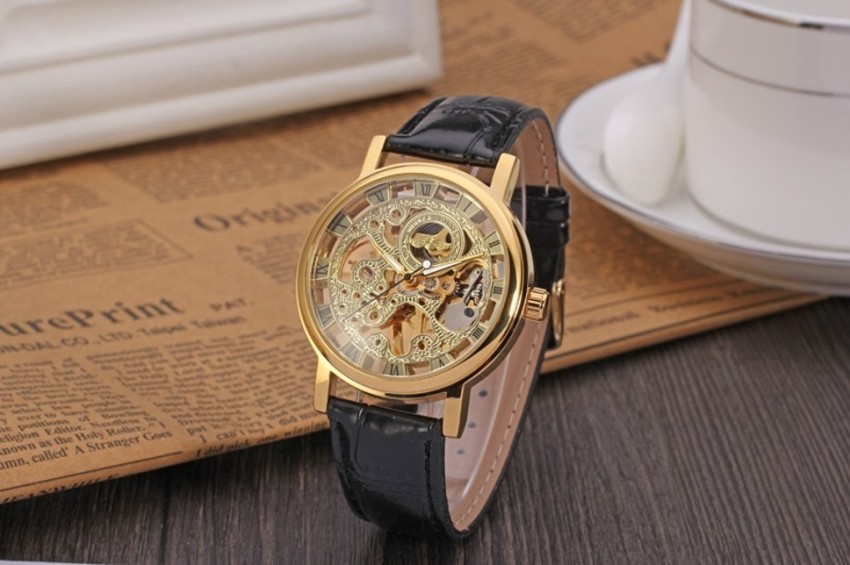 Forsining Hour Glass Automatic Mechanical Automatic Tourbillon