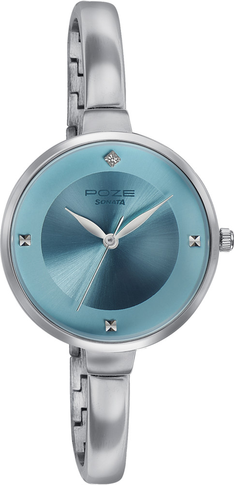 SONATA Poze Blue Dail Blue Strap For Women Analog Watch For