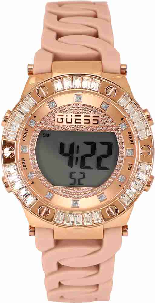 Guess digital hotsell watch women's