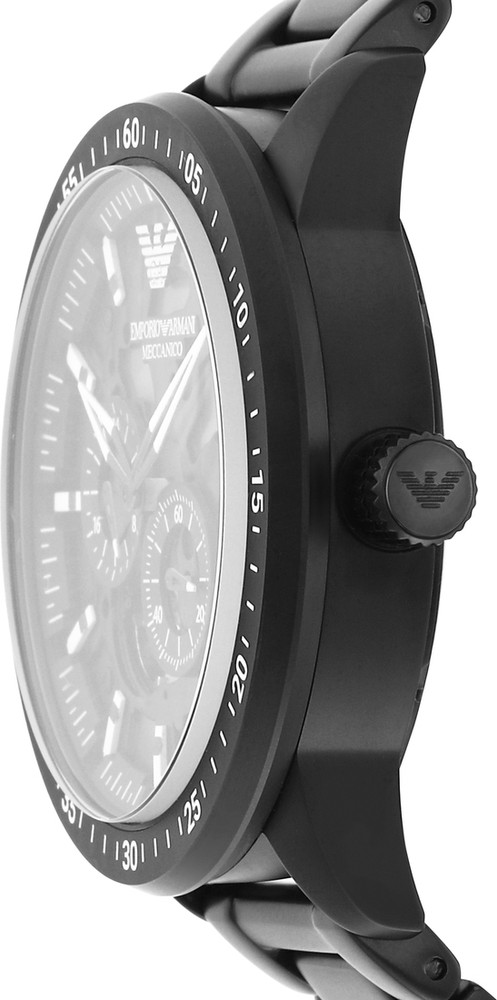 Emporio armani matte black watch outlet