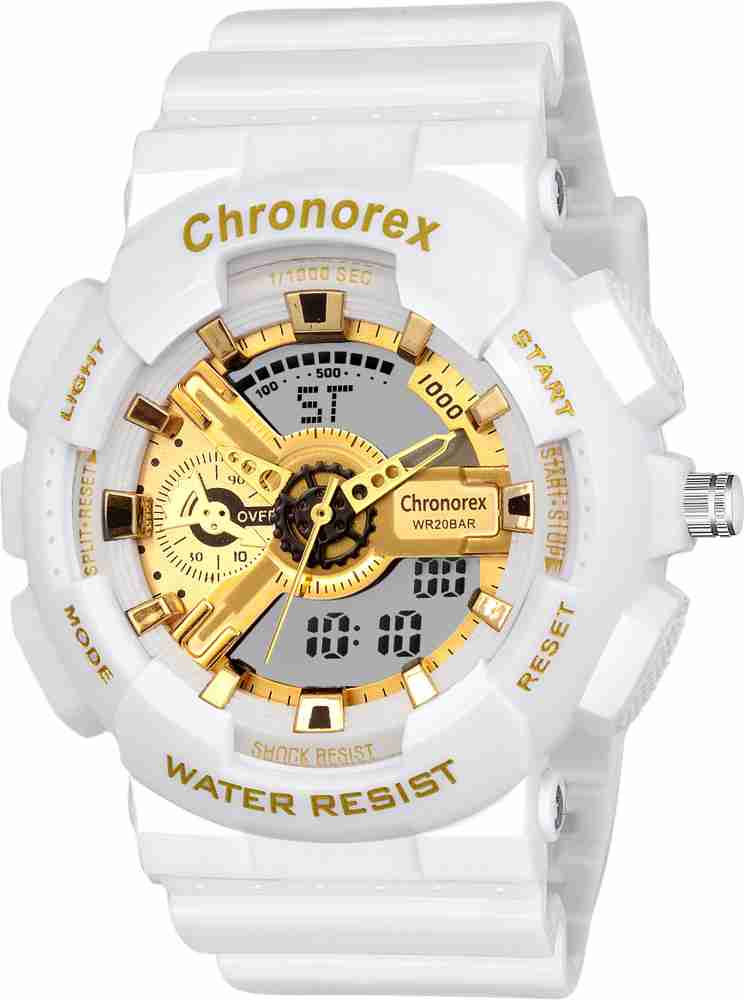 Chronorex Full white trending sports new digital new arrival