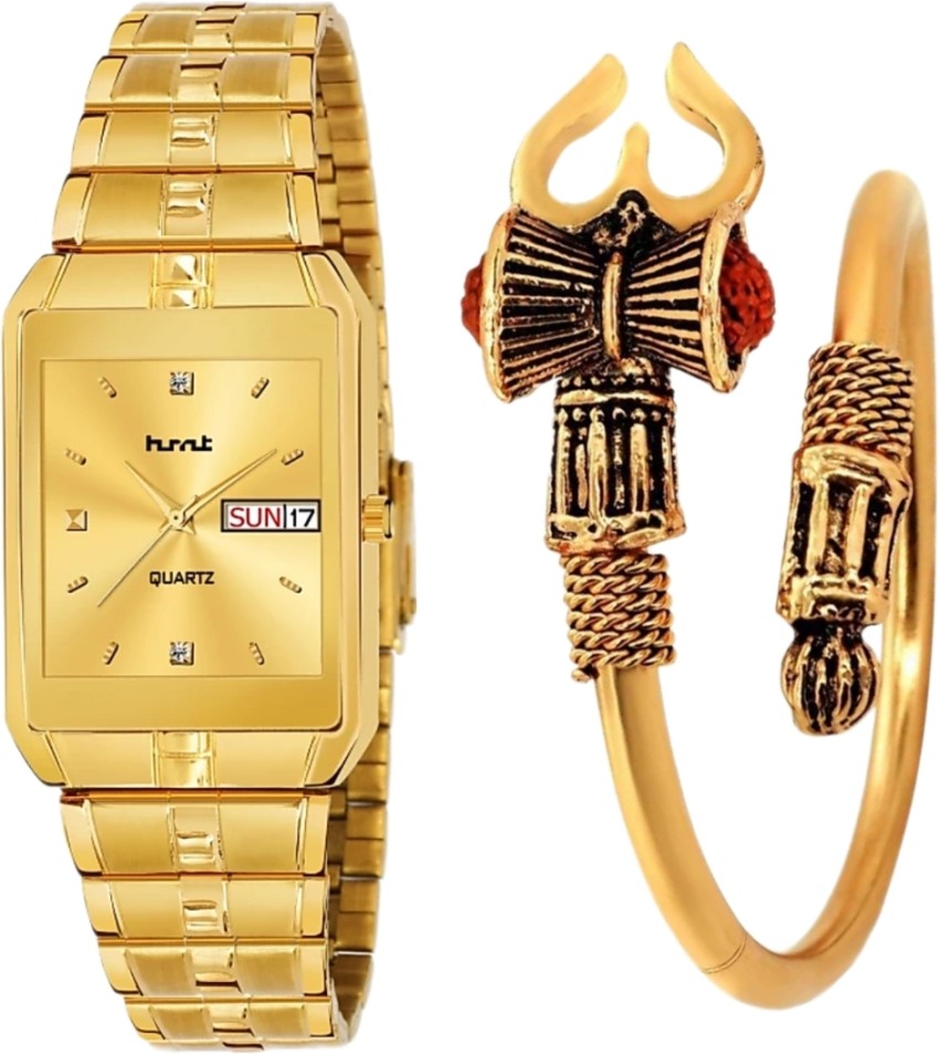 Golden watch clearance flipkart