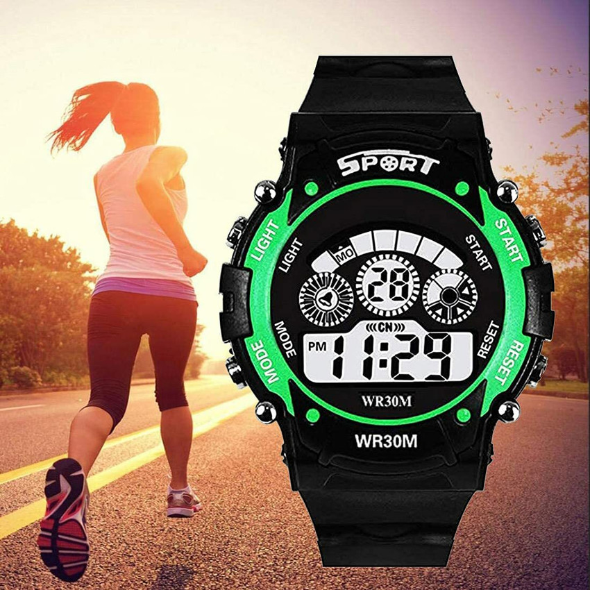 OUXI OX 7 Light Green Kids Digital Watch For Boys Buy OUXI