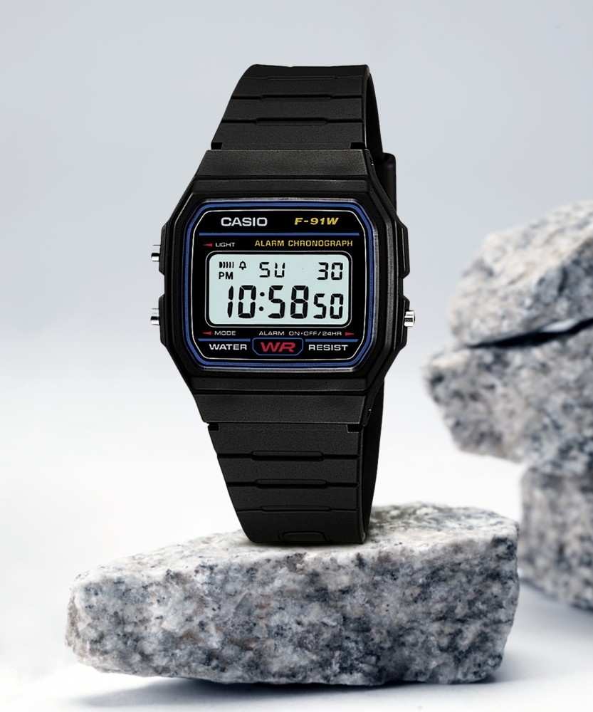 CASIO F-91W-1DG Youth ( F-91W-1Q ) Digital Watch - For Men - Buy CASIO F-91W-1DG  Youth ( F-91W-1Q ) Digital Watch - For Men D002 Online at Best Prices in  India