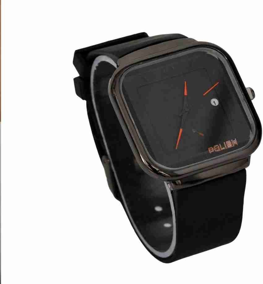 Polish on sale watch black