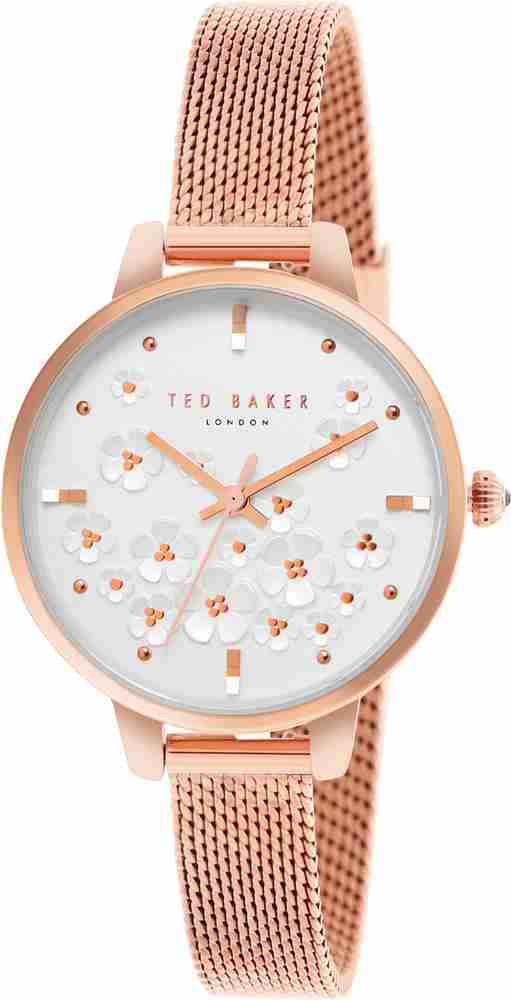 Ted Baker New Collection Women s Stylish Analog Watch with White Round Dial and Leather Strap Analog Watch For Women Buy Ted Baker New Collection Women s Stylish Analog Watch with White