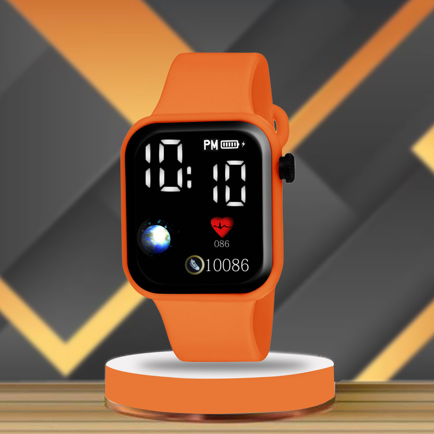 FOGG 8003 Orange White Digital Watch For Men Women Buy FOGG 8003 Orange White Digital Watch For Men Women 8003 Orange White Online at Best Prices in India Flipkart