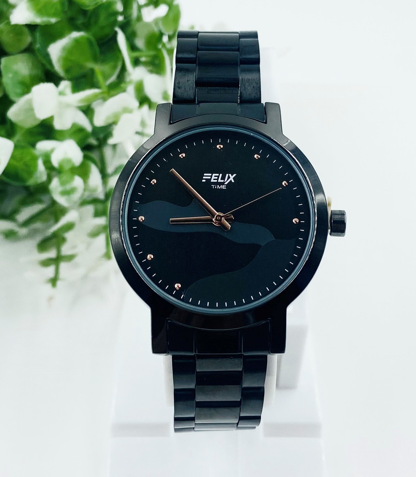 Raarlie Stylish Ladies Watches for Office Party Meeting Bold Black