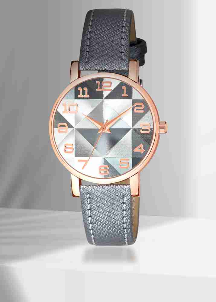Women's geometry quartz watch flipkart on sale
