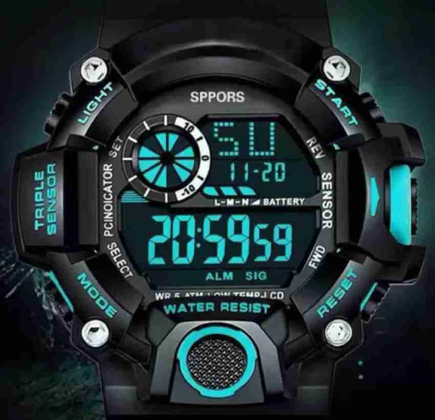 Waterproof digital 2024 wrist watch