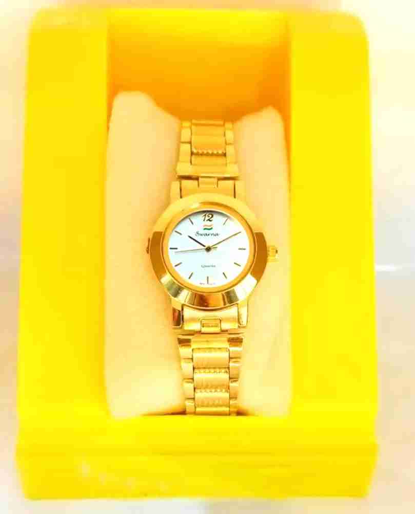LEBRIC Swarna Lebric Golden HMTS Swarna Analog Watch For Women Buy LEBRIC Swarna Lebric Golden HMTS Swarna Analog Watch For Women Swarna Golden Online at Best Prices in India Flipkart