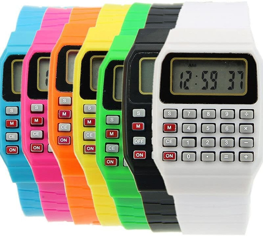 Brown Leaf Kids Digital Calculator Watch for Boys and Girls Best Birthday Party Return Gift 3 Analog Digital Watch For Boys Girls Buy Brown Leaf Kids Digital Calculator Watch for