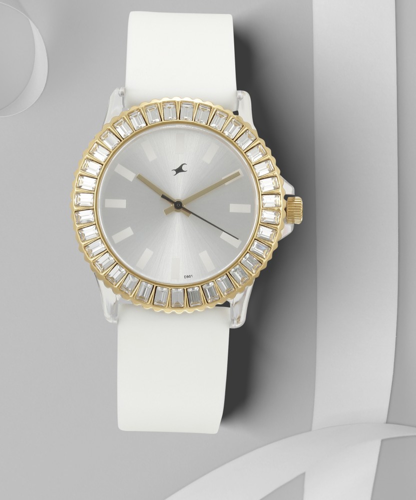 Fastrack women's watches silver belt new arrivals