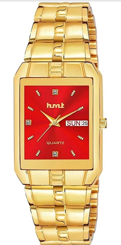 Gold and hotsell red watch mens