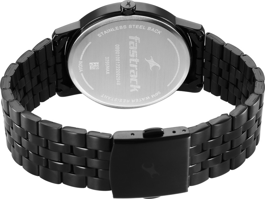 Fastrack watches stainless steel back water resistant discount
