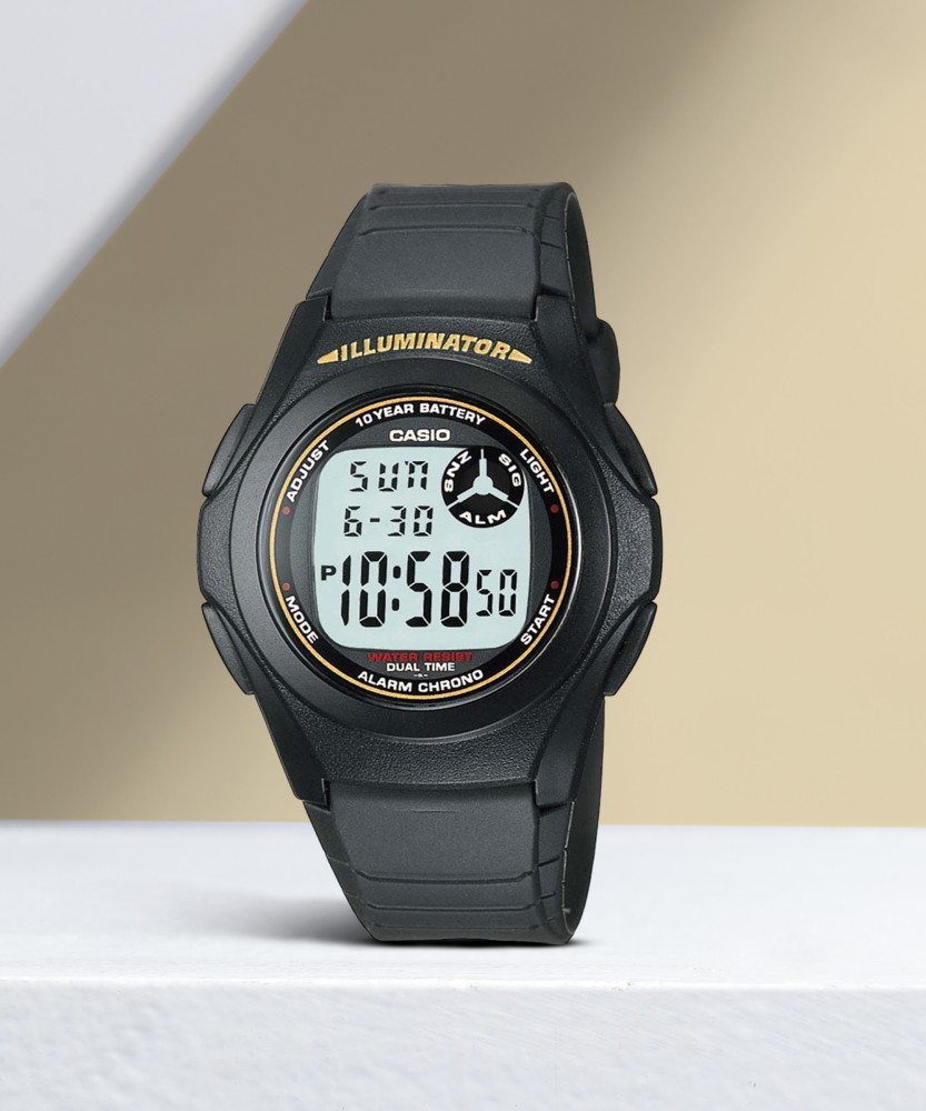 Reloj Casio Digital Para Hombre y Niño F-200w-9a - TimeCenter