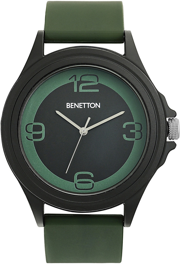 United Colors of Benetton Men Black Green Round Dial Analog Watch UWUCG0313 Analog Watch For Men Buy United Colors of Benetton Men Black Green Round Dial Analog