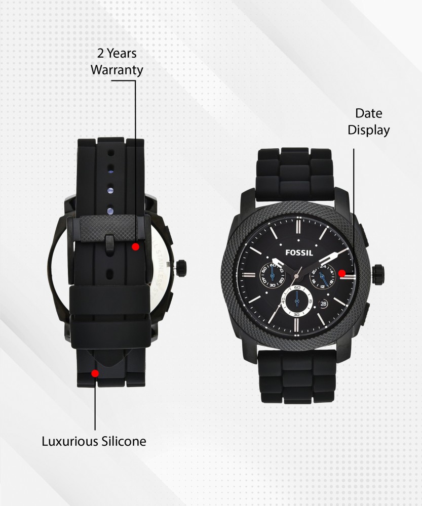 FOSSIL Machine Machine Analog Watch For Men Buy FOSSIL Machine Machine Analog Watch For Men FS4487I fs4487 Online at Best Prices in India Flipkart