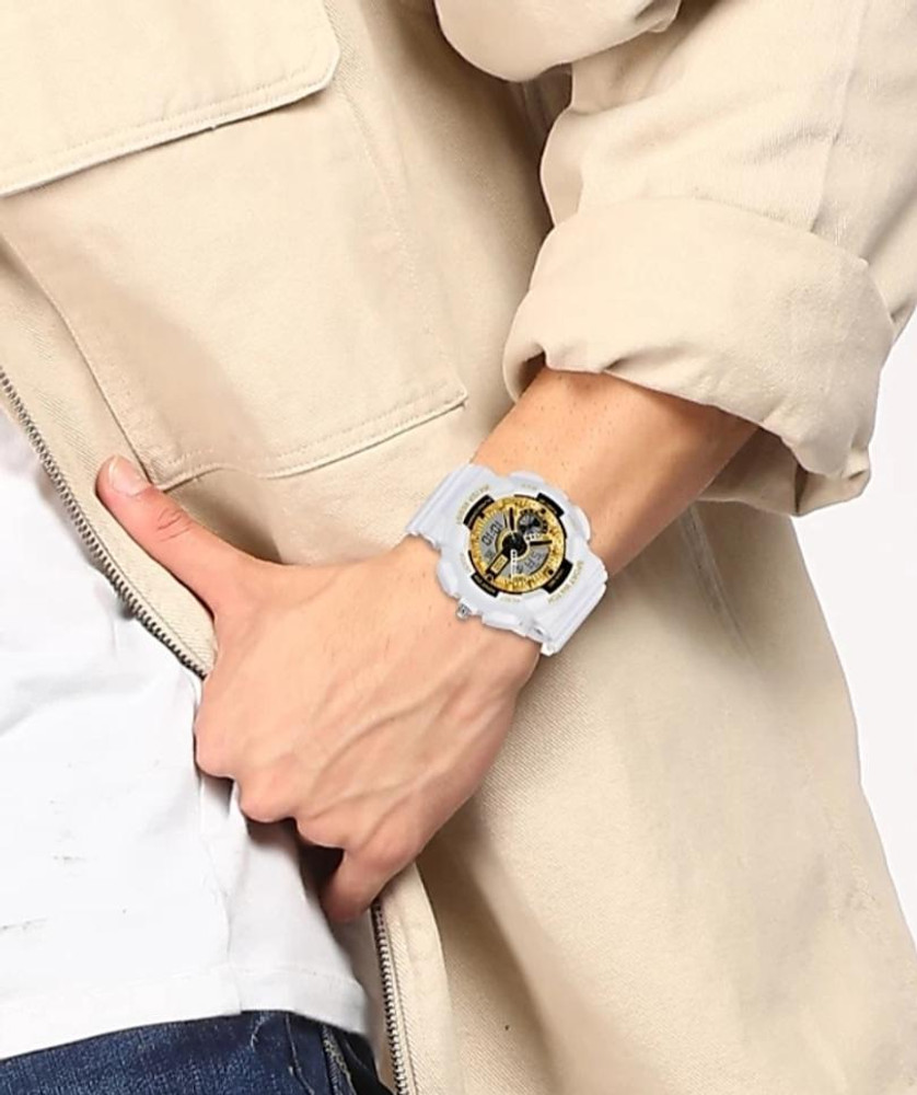 Timefit G Shock Dual Time Premium Sports Watch G Shock White Dual Time Sports Watch. Premium Quality Trending Look Sports Analog Digital Watch For Men Buy Timefit G Shock Dual Time Premium Sports Watc...
