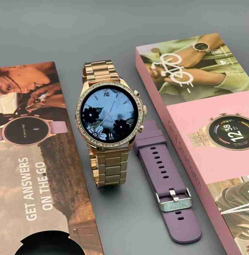 Luxury Digital Magnet Watches For Women Rose Gold Stainless Steel
