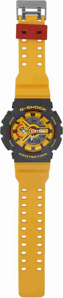 G shock ga 110 clearance yellow