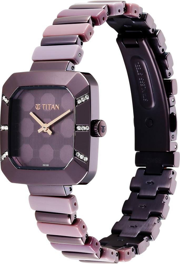 Titan Purple Glitz Purple Glitz Analog Watch For Women Buy